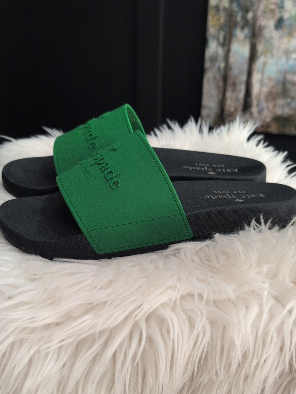 Kate Spade New York "Sunny" Slide Sandals - Picture 3 of 6